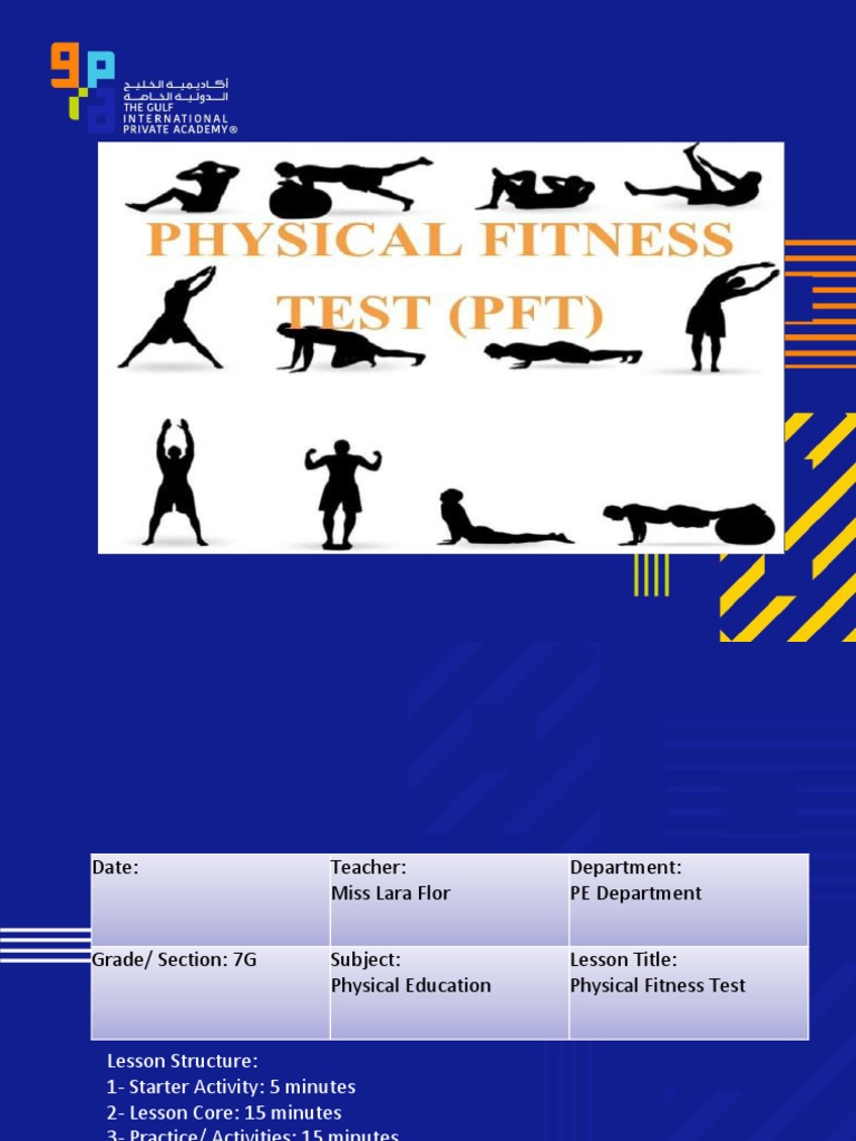 22 23 Term1 Week1 Physical Fitness Tests G7 Pdf Musculoskeletal