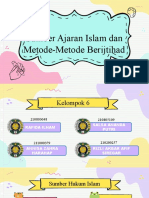 Agama Islam Sumber Ajaran Islam