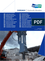 DXB260H Hydraulic Breaker Instruction Manual
