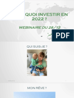 Dans Quoi Investir en 2022