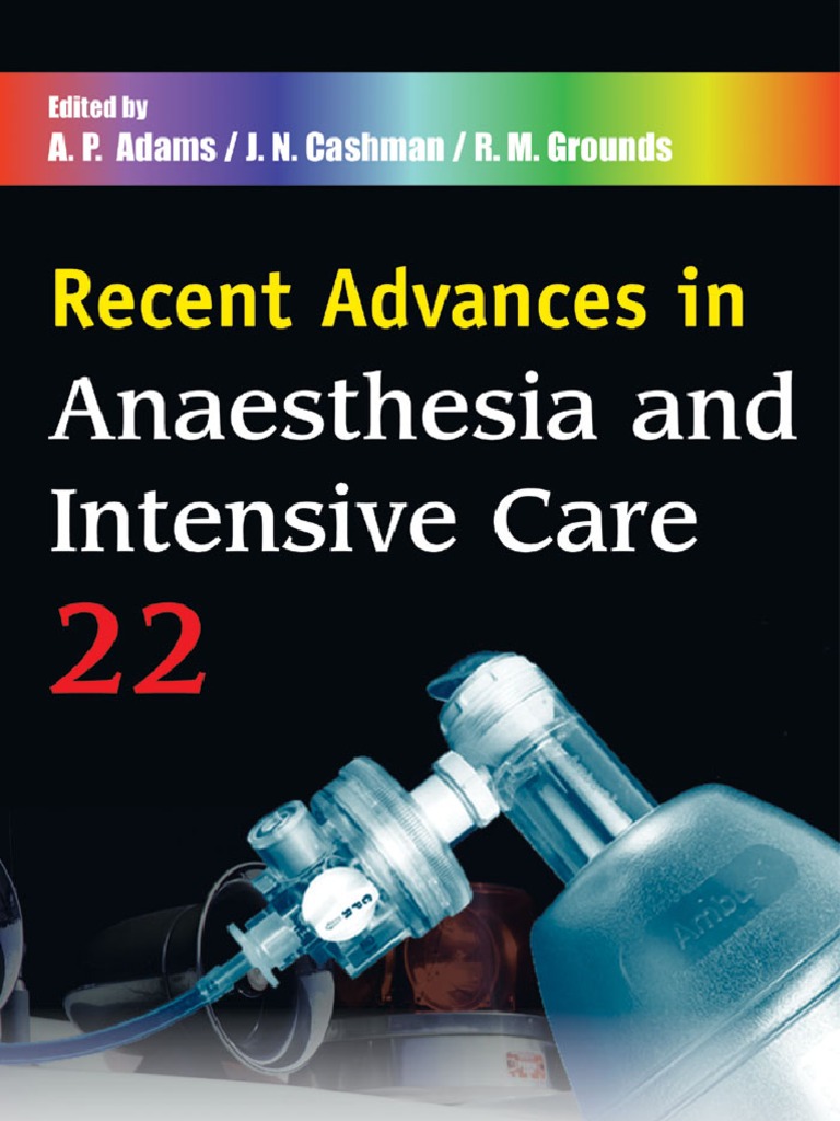 Recent Advances in Anaesthesia and Intensive Care Nonsteroidal Anti