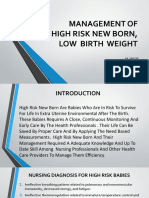 High Risk New Born