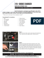 00-12031 15 Charger Dedicated Fuel System