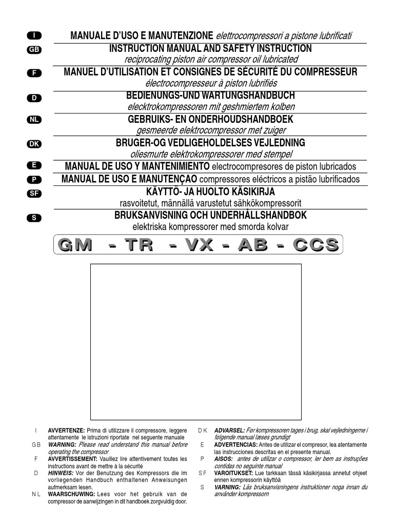 FIAC AIR COMPRESSOR MANUAL PDF FREE DOWNLOAD IN ENGLISH visual data 6