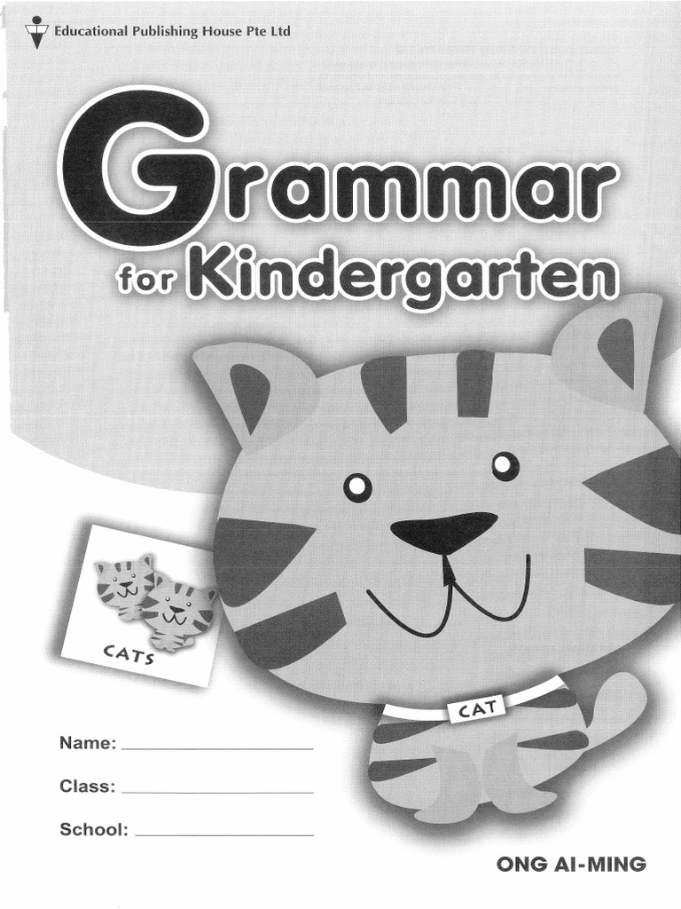 KINDERGARTEN GRAMMAR BOOK PDF intelligence overview