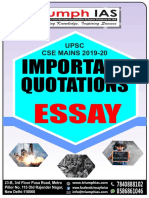 Essay Quotation Material 