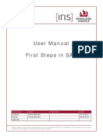 User Manual - First Steps in SAP