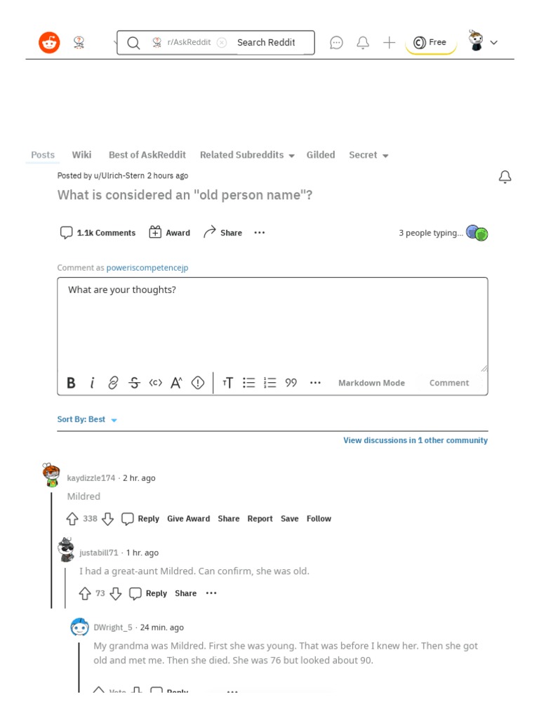 what-is-considered-an-old-person-name-askreddit-pdf-social