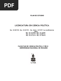 Licenciatura CP Plan 1999