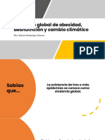 Sindemia Global de Obesidad, Desnutrición y Cambio