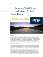 Us - Tax - FATCA Sector Impact Overview - Real Estate Funds - 073013