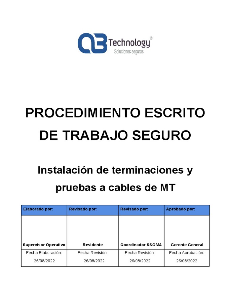 Instalación de Cables MT en Reefer Racks | PDF
