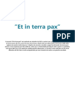 Et in Terra Pax (Apostila)