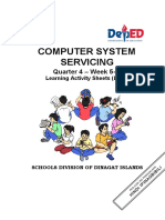 Computer System Servicing: Quarter 4 - Week 5-8
