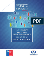 Guía de Buenas Prácticas en Investigación Criminal Del Delito de Trata de Personas