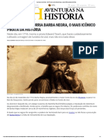 Aventuras Na História Há 301 Anos Morria Barba Negra, o Mais Icônico Pirata Da História
