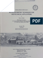 Microgravimetric Techniques For Geotechn