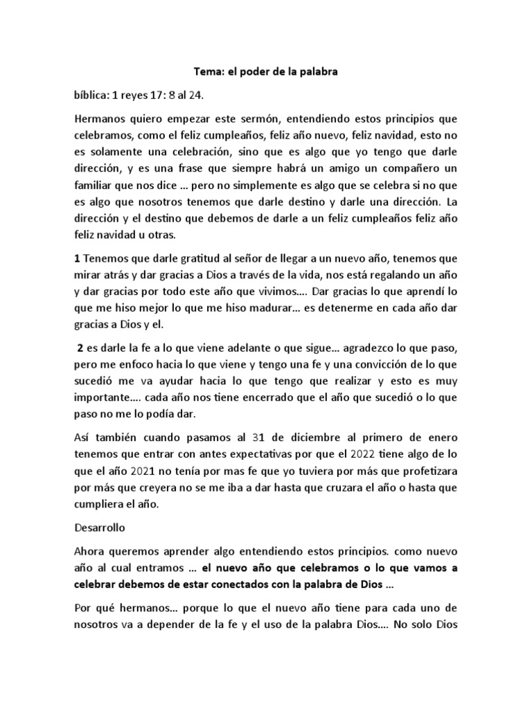 El Poder Transformador de la Palabra de Dios | PDF | Jonás | Dios