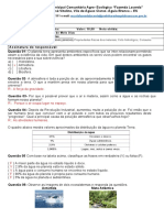 Gabarito Avaliação de Ciencias 5º Ano 2º Trimestre 2022