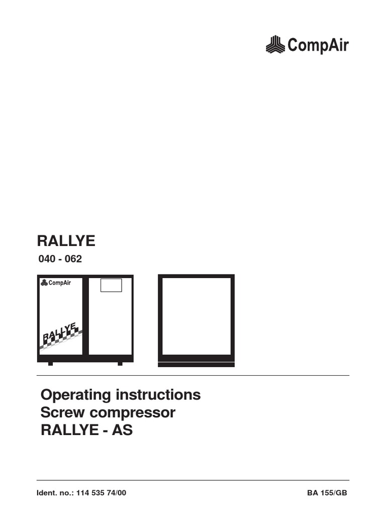 CompAir Screw Compressor Guide | PDF | Safety | Clothes Dryer