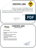 Certificado - NR-18