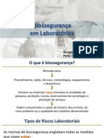 Biossegurança em Laboratórios