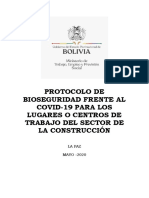 PROTOCOLO DE BIOSEGURIDAD CONSTRUCCIÓN