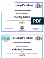 Diploma de Participación Matific
