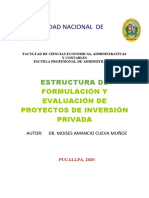 Estructura de Proyectos 5 9 2022