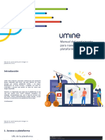 Manual Del Participante para Navegar en Plataforma Umine