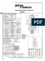 Sarco - brv2s Pressure Regulator - Tech Sheet