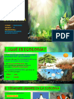 Biología Tema Ecología - 6° Grado