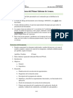 Prog2 - Lineamientos para Escribir El Primer Informe de Avance