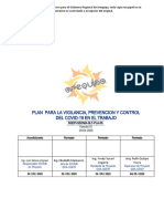 Pla-05-Plan para La Vigilancia, Prevención y Control Del Covid-19