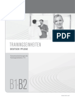 TRAININGSEINHEITEN DEUTSCH PFLEGE. Trainerhandreichungen Für Trainingseinheiten 7 9 B1 B2.