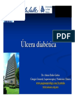 Úlcera diabética: causas, complicaciones y tratamiento
