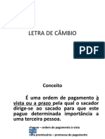 Letra de Câmbio