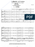 Missa Brevis KV65 Mozart - Kyrie