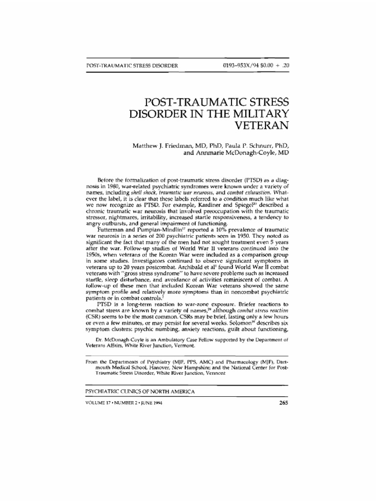 Post Traumatic Stress 0 | PDF | Posttraumatic Stress Disorder ...