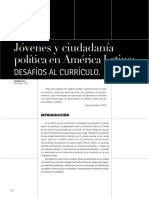 Cox - Jovenes y Ciudadaniapolitica en America Latina Desafios Al Curriculo