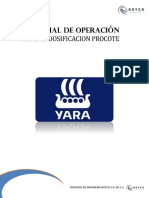 Dosificacion Procote Yara Veracruz