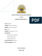 Informe Destilacion