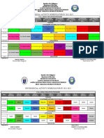 Psychosocial Activity Schedule