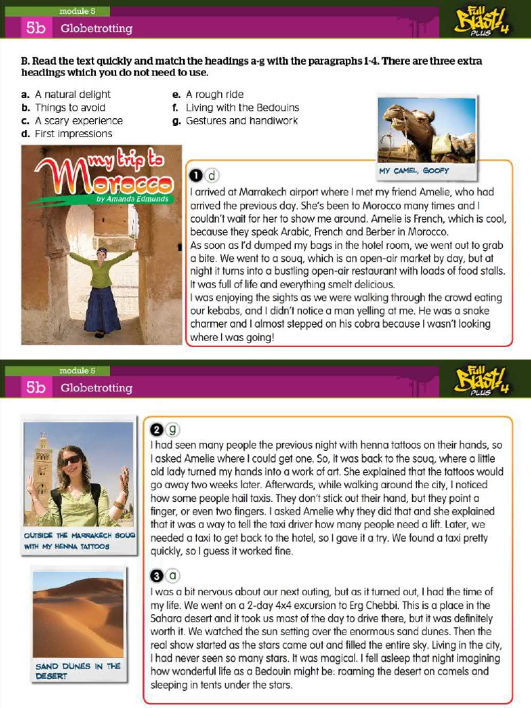 Full blast plus 4 sb 5b read p74 75 answers pdf