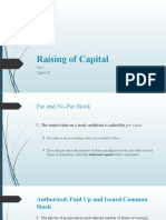 Unit 2 Raising of Capital