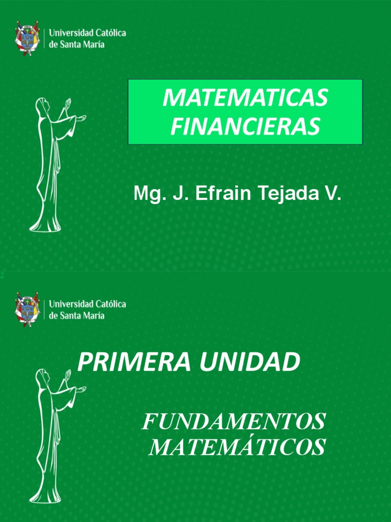 Fundamentos de Matemáticas Financieras | PDF | Logaritmo | Bancos
