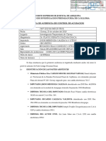 Corte Superior de Justicia de Arequipa Juzgado de Investigacion Preparatoria de Caylloma Acta de Audiencia de Control de Acusacion