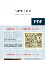 CAPITULO II. Evolucion Etimologica de La Historia