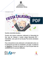 CIRCULAR 020-2022 Fiesta Calasanz