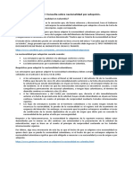 Derecho Constitucional Consulta Sobre Nacionalidad Por Adopción